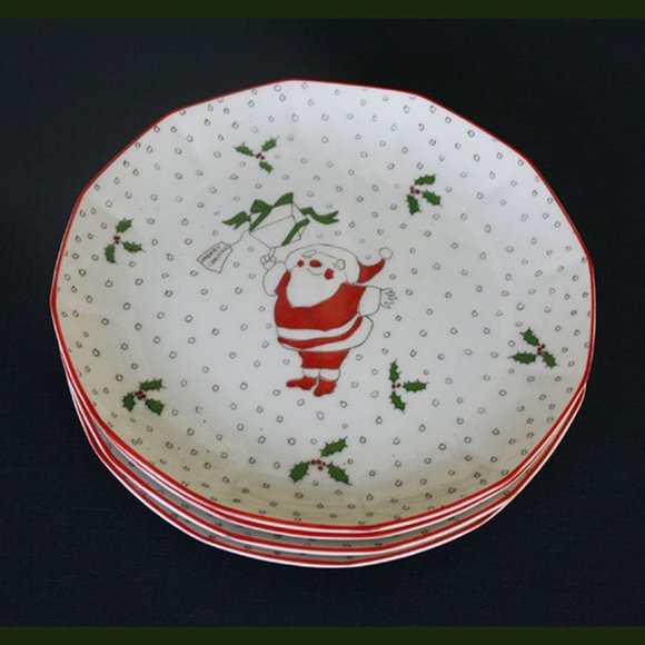 4 Night Before Christmas plates Georges Briand - Picture 1 of 2
